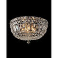 Bethel Clear Crystal Chrome Frame Light Fixture BET40